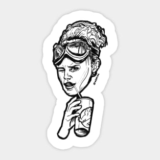 Holtzmann Ghostbuster Wink Sticker